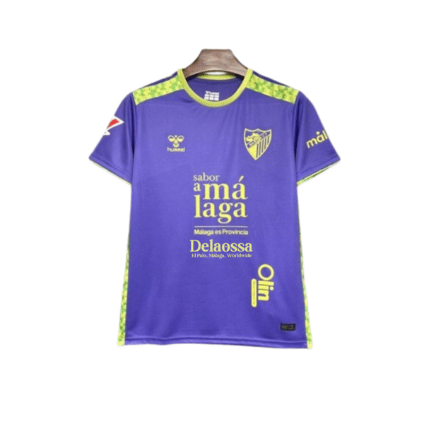 Málaga cf x Delaossa colaboración camiseta